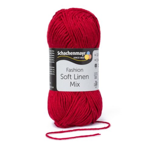  Soft Linen Mix 32 - rubin vörös