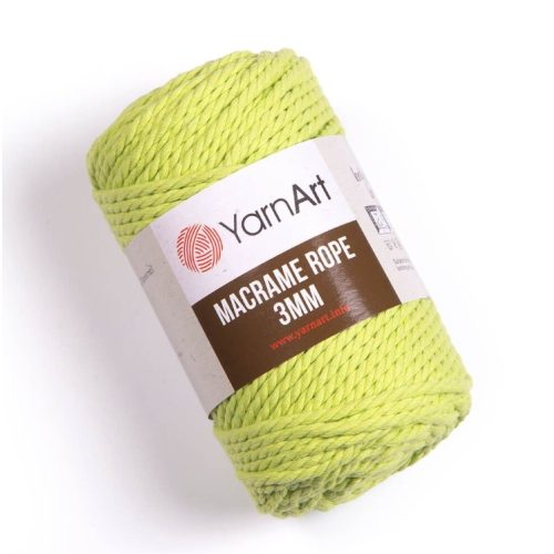 YarnArt Macrame Rope 3 mm - 755 - sárgás zöld