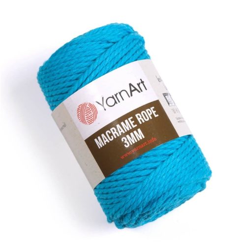 YarnArt Macrame Rope 3 mm - 763 - kék