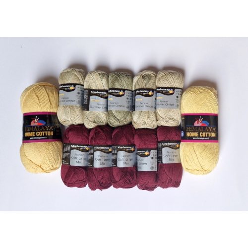 Himalaya Home Cotton - Schachenmayr Summer Ombré - Schachenmayr Soft Linen Mix
